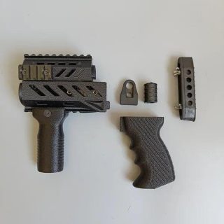 Комплект обвісу для АКС-74 та АКС-74У чорний