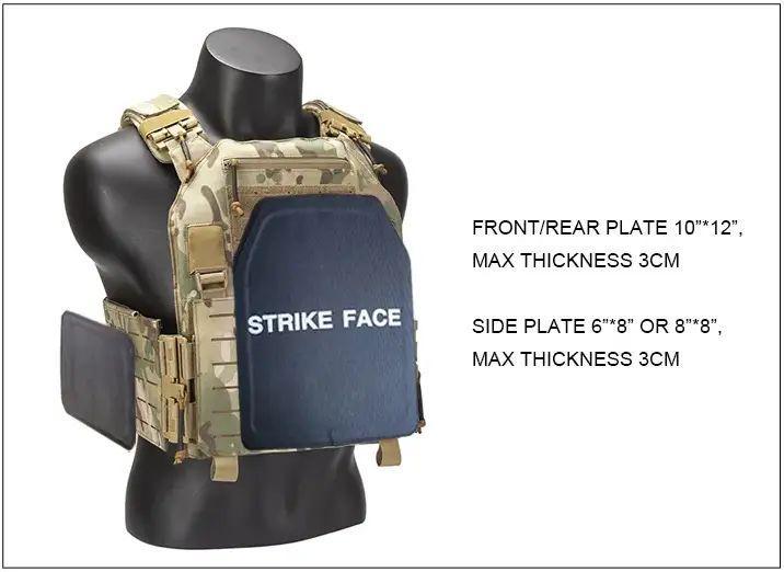 Плитоноска GAF Military Plate Carrier Multicam зі швидким скиданням та боковими карманами - Зображення 2