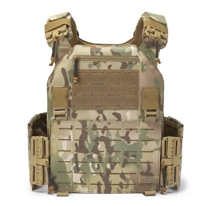 Плитоноска GAF Military Plate Carrier Multicam зі швидким скиданням та боковими карманами - Зображення 4