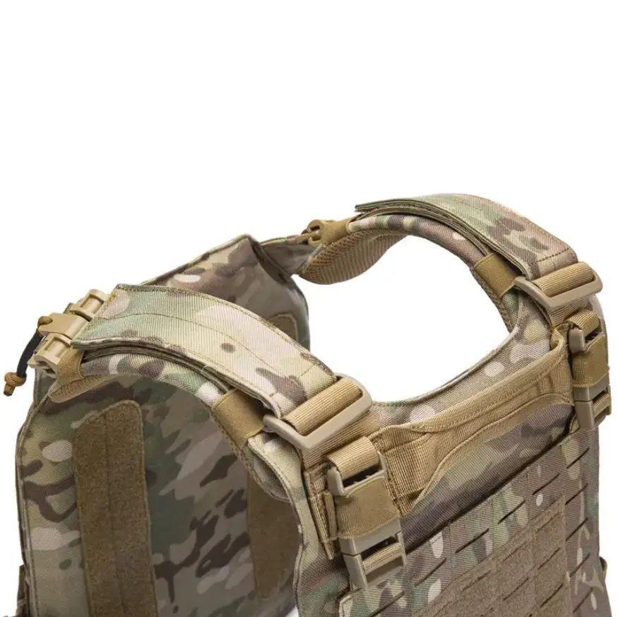 Плитоноска GAF Military Plate Carrier Multicam зі швидким скиданням та боковими карманами - Зображення 7