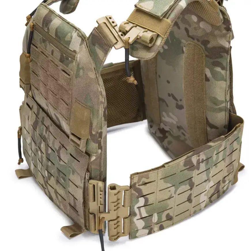 Плитоноска GAF Military Plate Carrier Multicam зі швидким скиданням та боковими карманами - Зображення 9