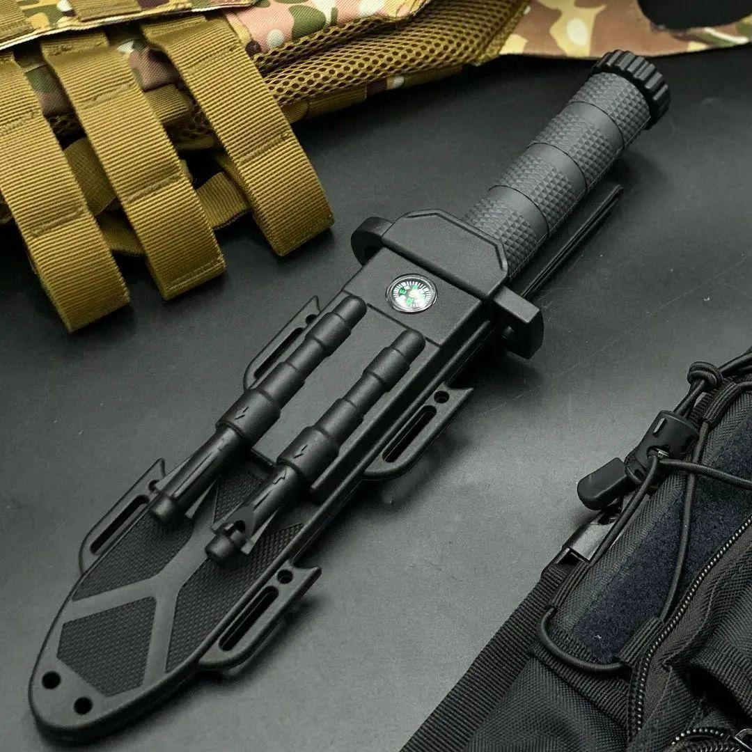 Тактичний ніж з кресалом та свистком AR-2538A - Зображення 6