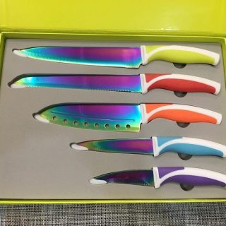 Набір кухонних ножів Messer-Set Titanium 5шт