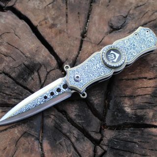 Складаний ніж спіннер 15,5 см