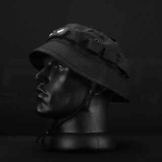 Панама Ріп-Стоп з велкро панелями чорна