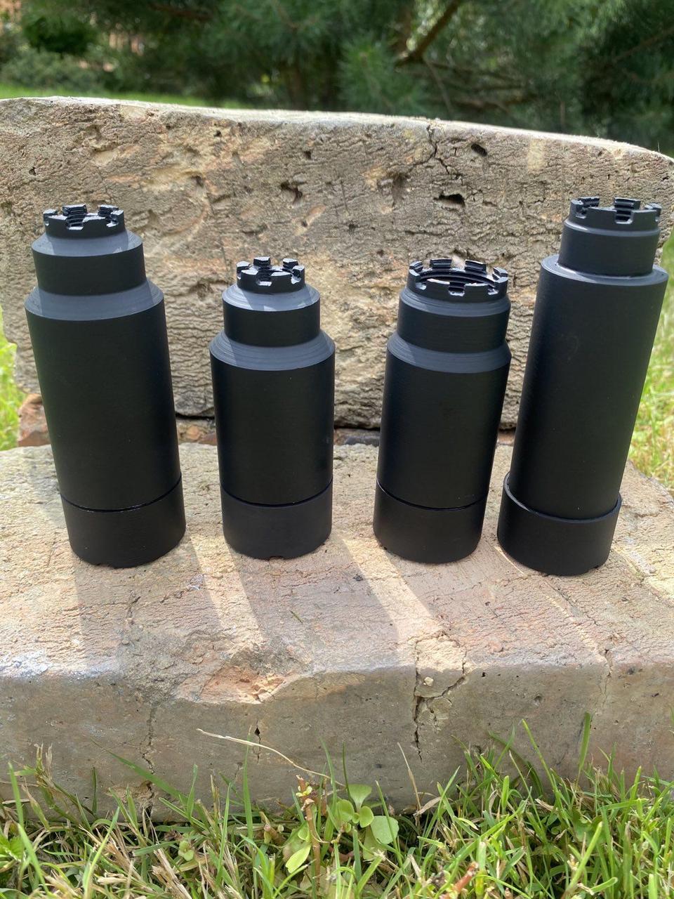 Полумягасник розбірний 7.62 (M14x1L) для АК-74,АКС-74,АК-74М чорний - Зображення 7