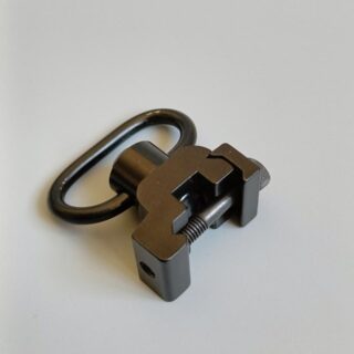 Антабка QD швидкознімна з базою під пікатині чорна