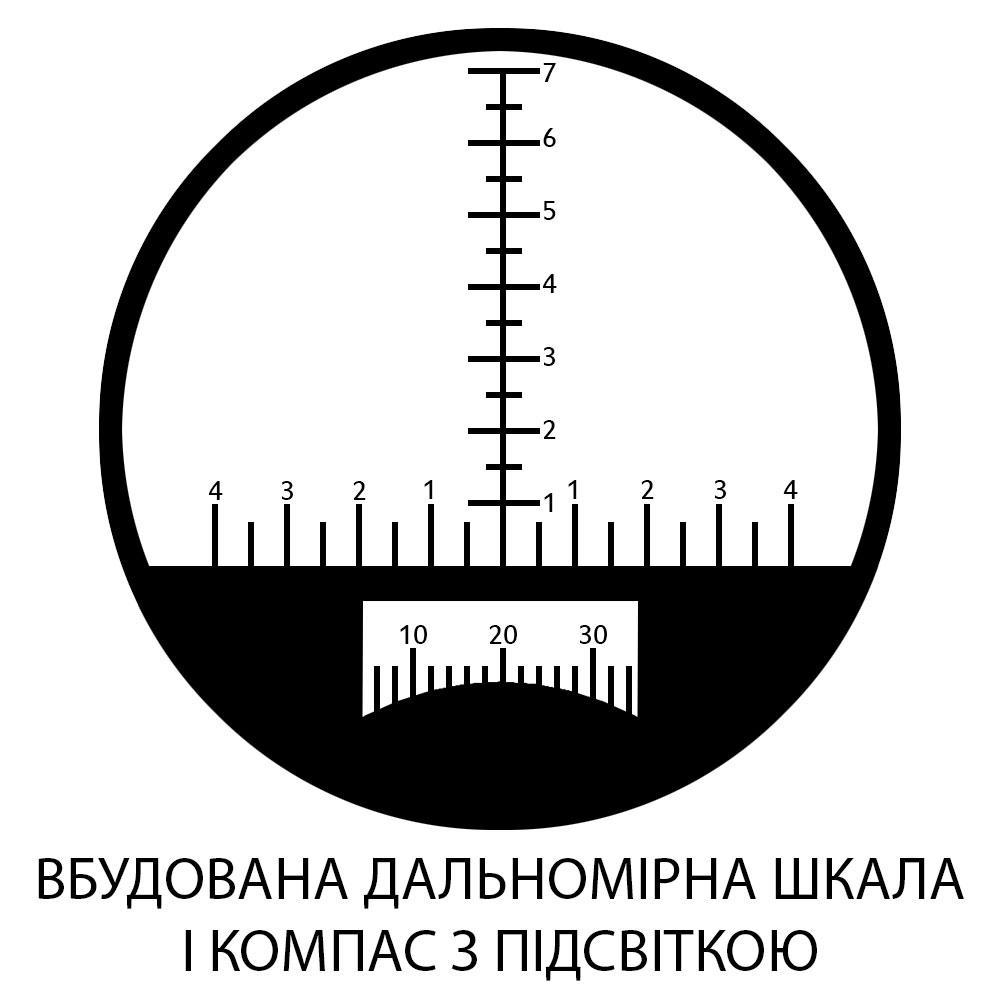Морський бінокль SIGETA General 10x50 Camo поплавок/компас/сітка Камуфляж - Зображення 3