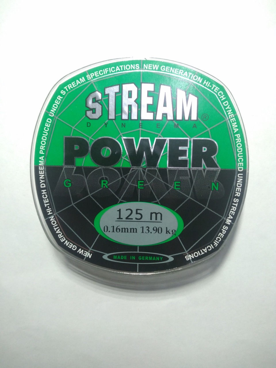 Шнур плетений 0.16 мм Stream Power Green, 125 m 13.9 кг - Зображення 2