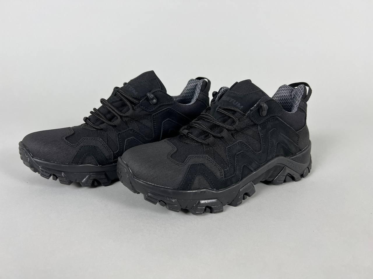 Кросівки тактичні UT Трекінгова підошва Force мембрана Gore Tex Чорні