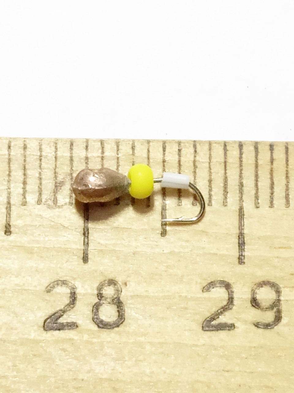 Мормышка вольфрам Stream Капля с отверстием Cu 2,5mm 0,22g - Зображення 2