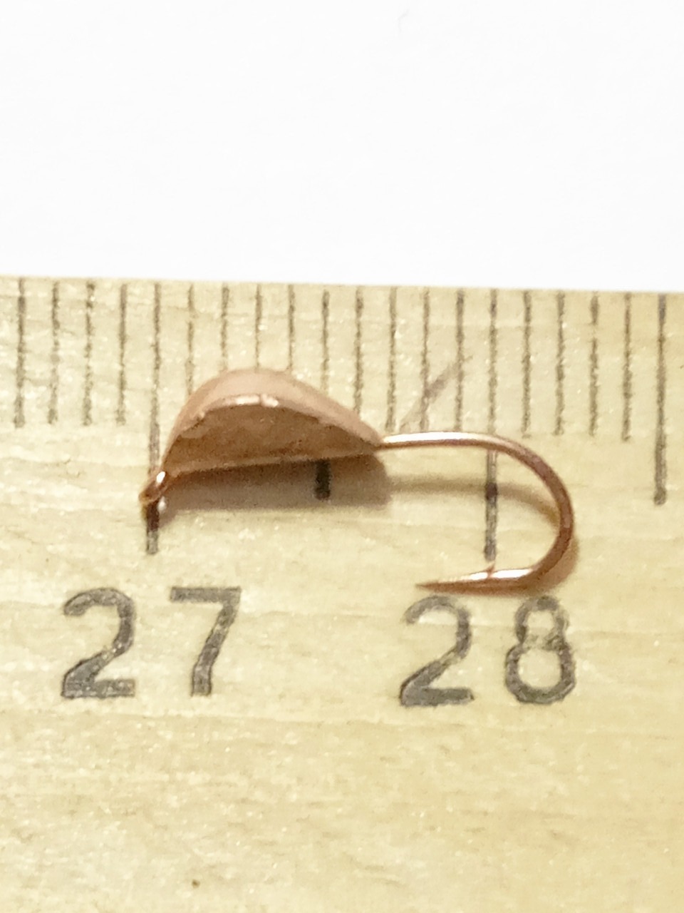 Мормишка вольфрам Stream Мушля з вушком Cu 3,0mm 0,33g - Зображення 2
