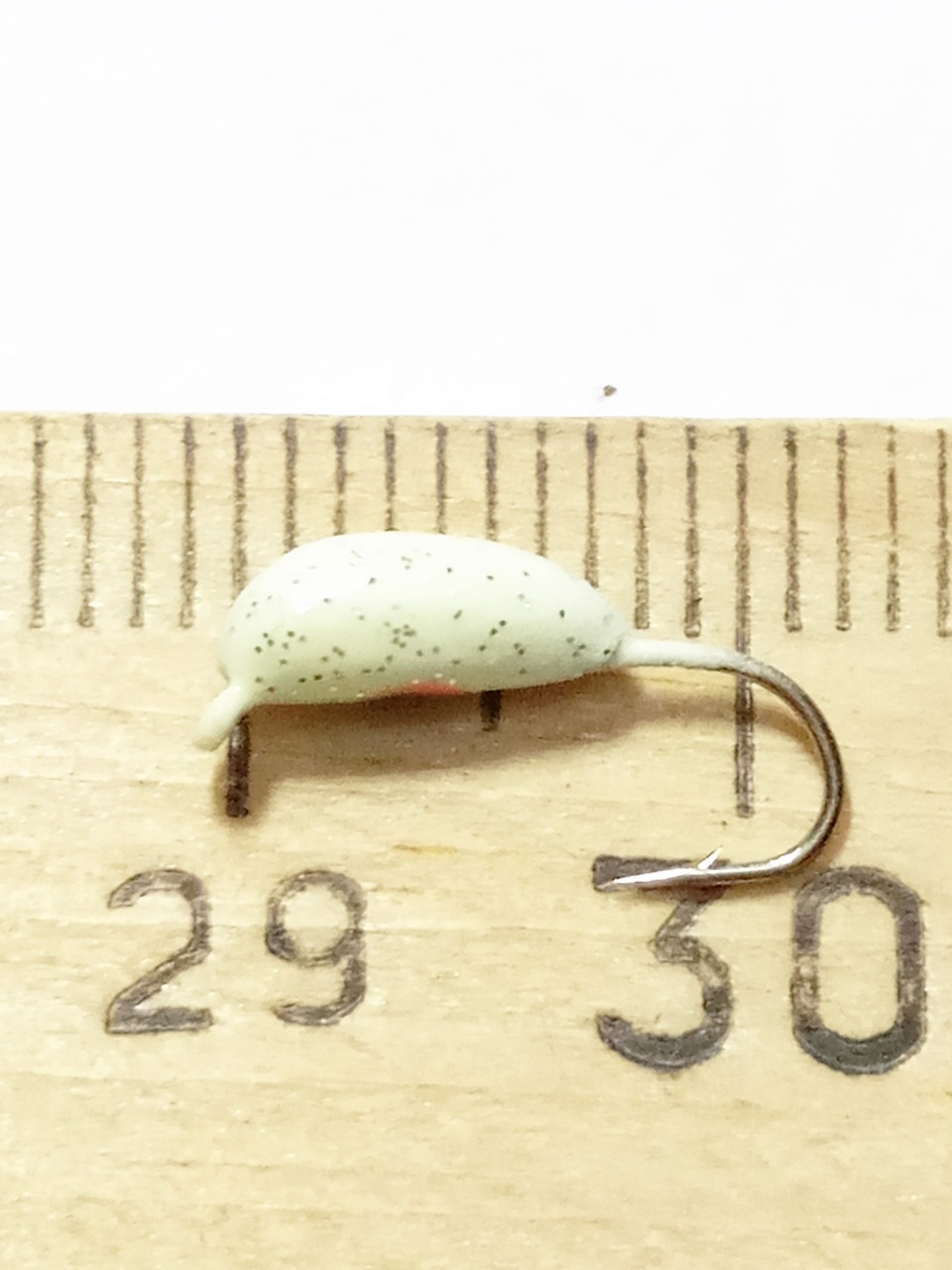 Мормишка Банан ризький фарбування фосфорна 21 Р 3,0 mm 0,6g вольфрам Stream - Зображення 2