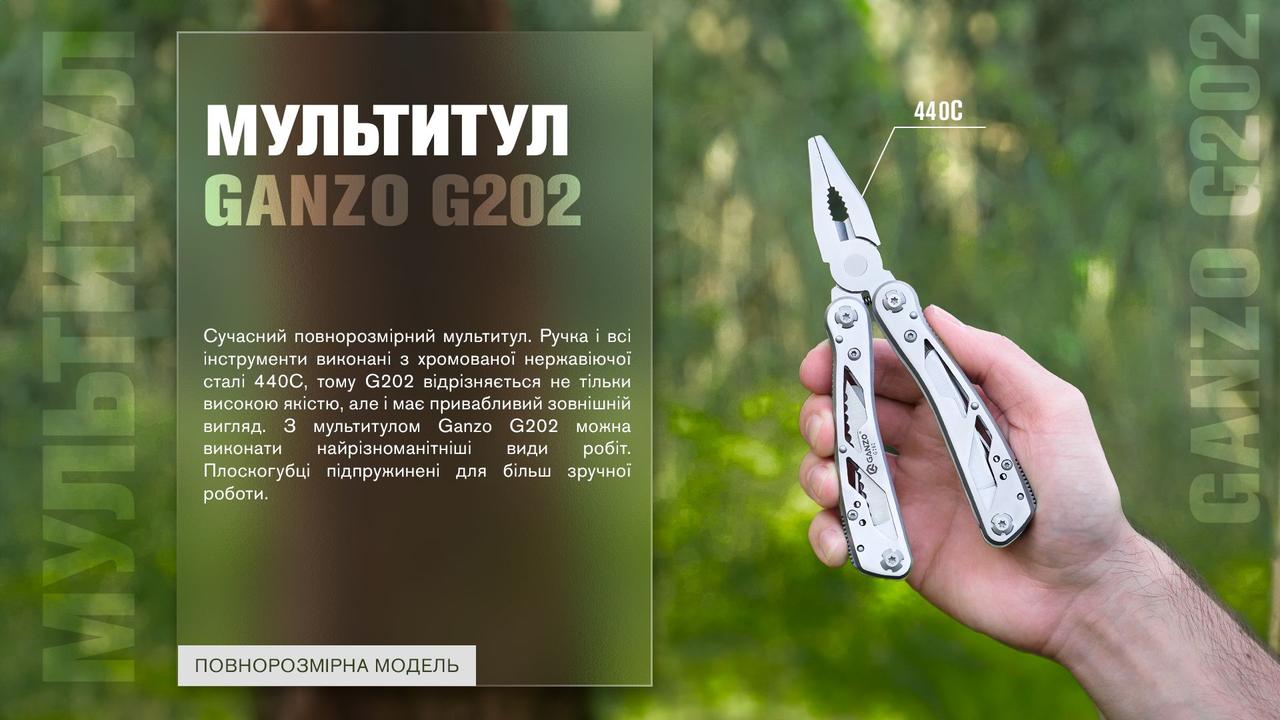 Мультитул Multi Tool Ganzo G202 - Зображення 7