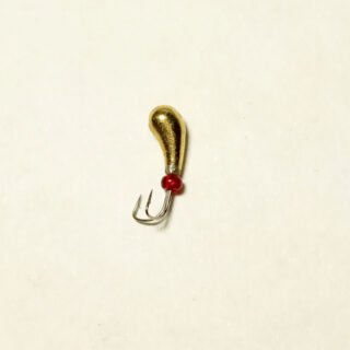 Мормишка коза STREAM часничина з отвором вольфрам Go 3mm 0,55g