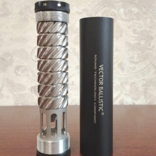 Глушник Титановий газорозвантажений антиполум'я Vector Balistic 5.45 (м24×1.5)