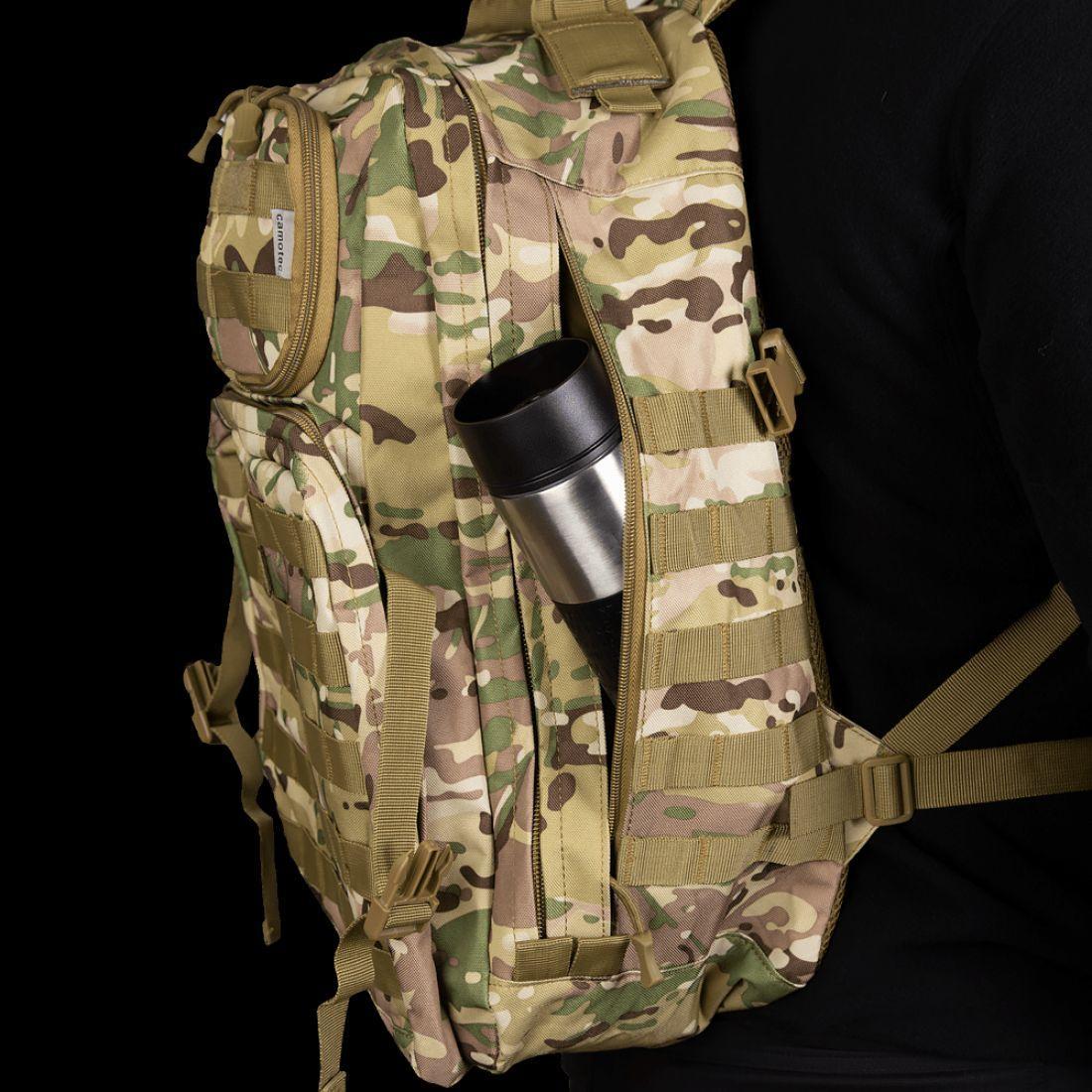 Тактичний, місткий рюкзак Camotec 40л Multicam - Зображення 5