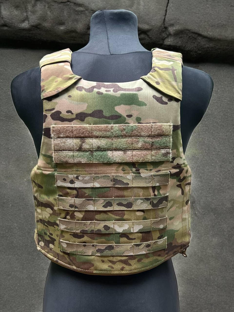 Жилет модульний S/M Cordura MultiCam® Original з балістичними пакетами : SLATE solutions/ Level NIJ III A ( - Зображення 3