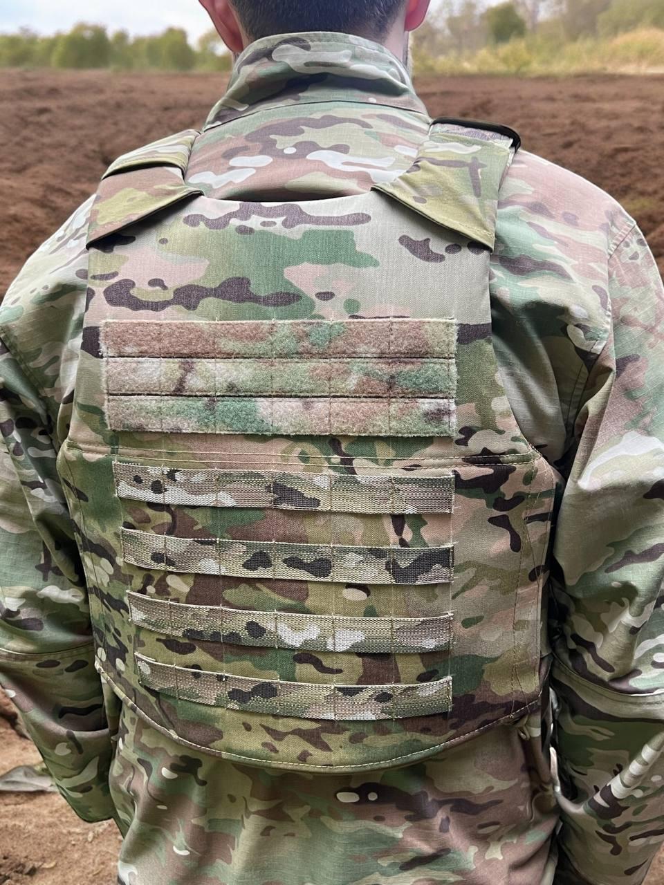 Жилет модульний S/M Cordura MultiCam® Original з балістичними пакетами : SLATE solutions/ Level NIJ III A ( - Зображення 5