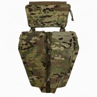 Захист паху (напашник) потрійний з балістичним пакетом 2 класу захисту + захист живота 2 класу мультикам