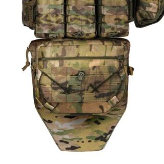 Захист паху з балістичним пакетом НВМПЕ 36x26 2-го класу + Напашник Мультикам