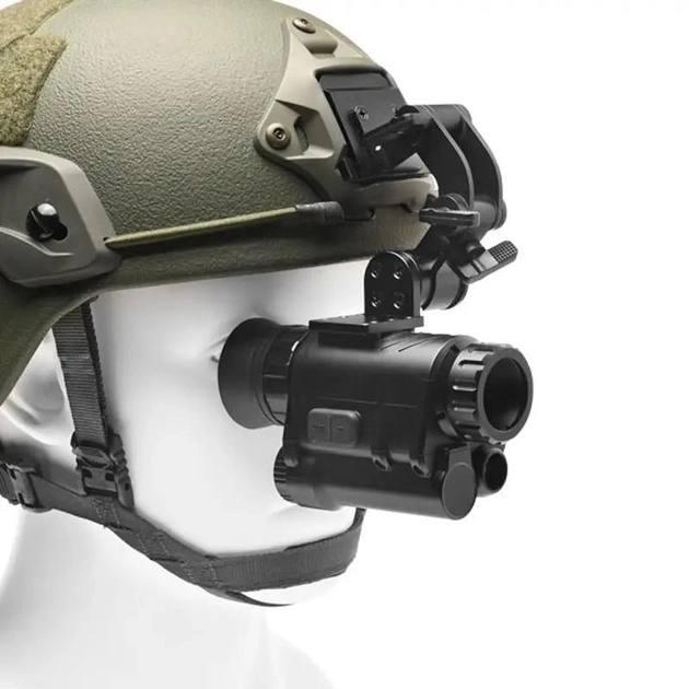 Монокуляр нічного бачення NVG30 з кутом огляду 40°, невидимою підсвіткою 940nm, wifi, записуванням + Кріплення - Зображення 2