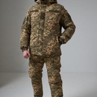 Тактичний зимовий костюм "Tactical WinterGuard Pro-X" піксель ЗСУ