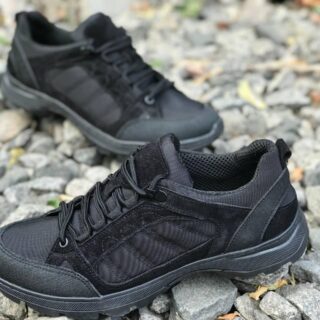 Тактичні демісезонні кросівки чорні