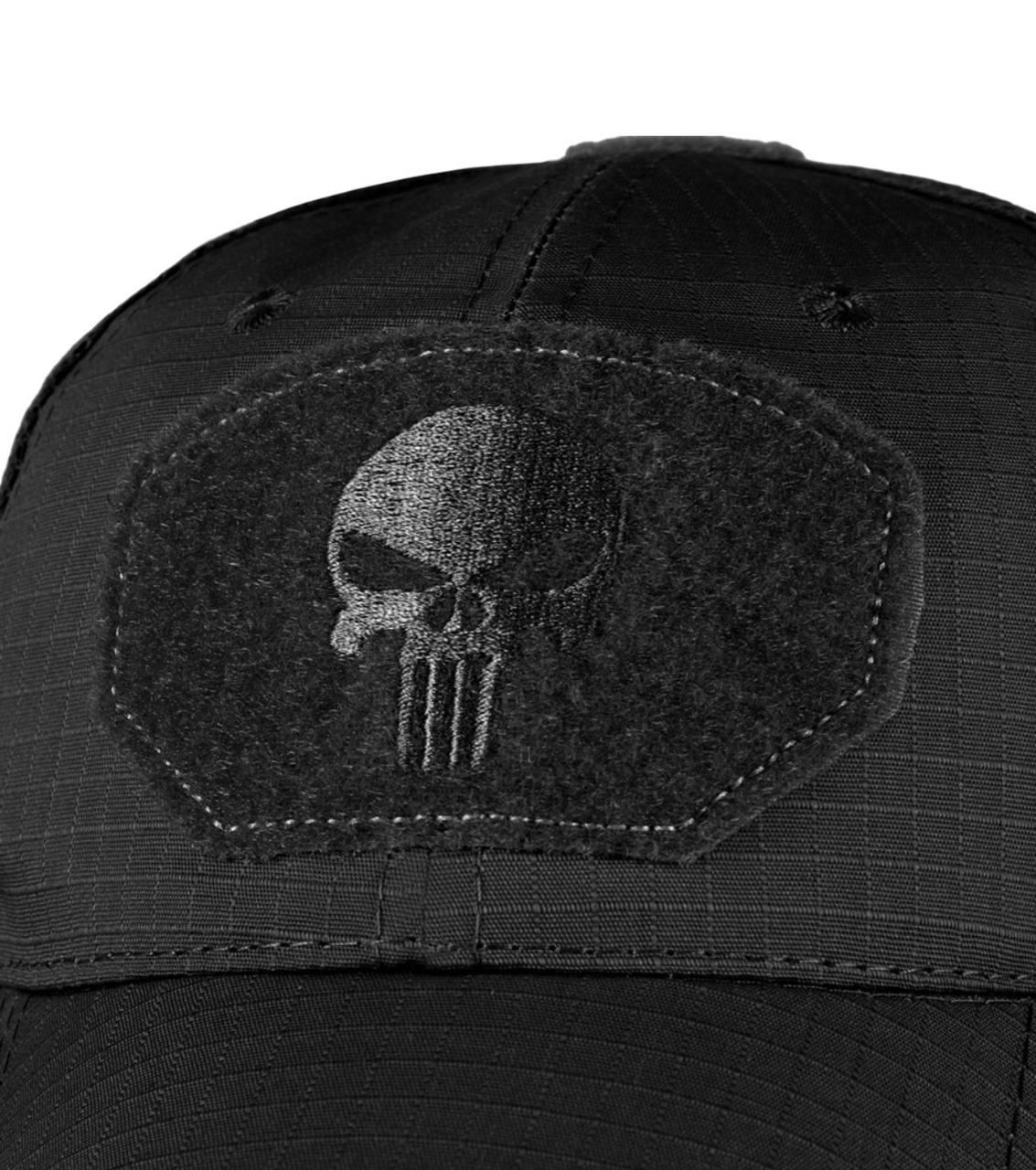 Бейсболка літня «Каратель» Punisher чорний - Зображення 2