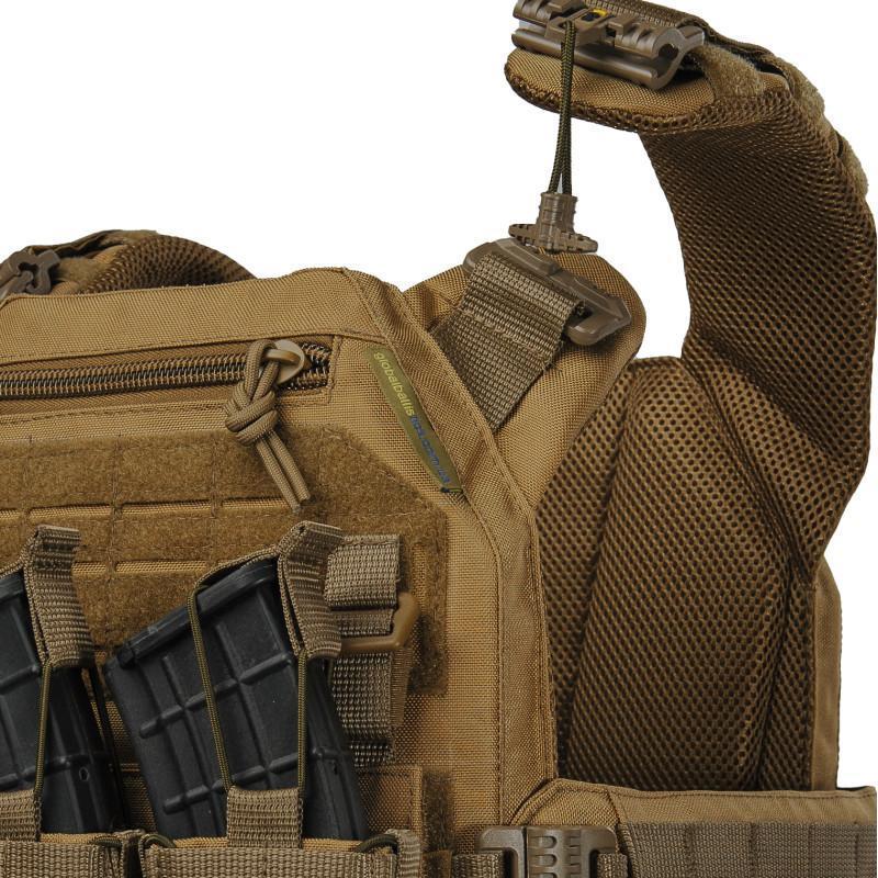 Плитоска WARMOR GEN.3 PRO для плит XL-27*33 + 3 підсумка Койот - Зображення 8
