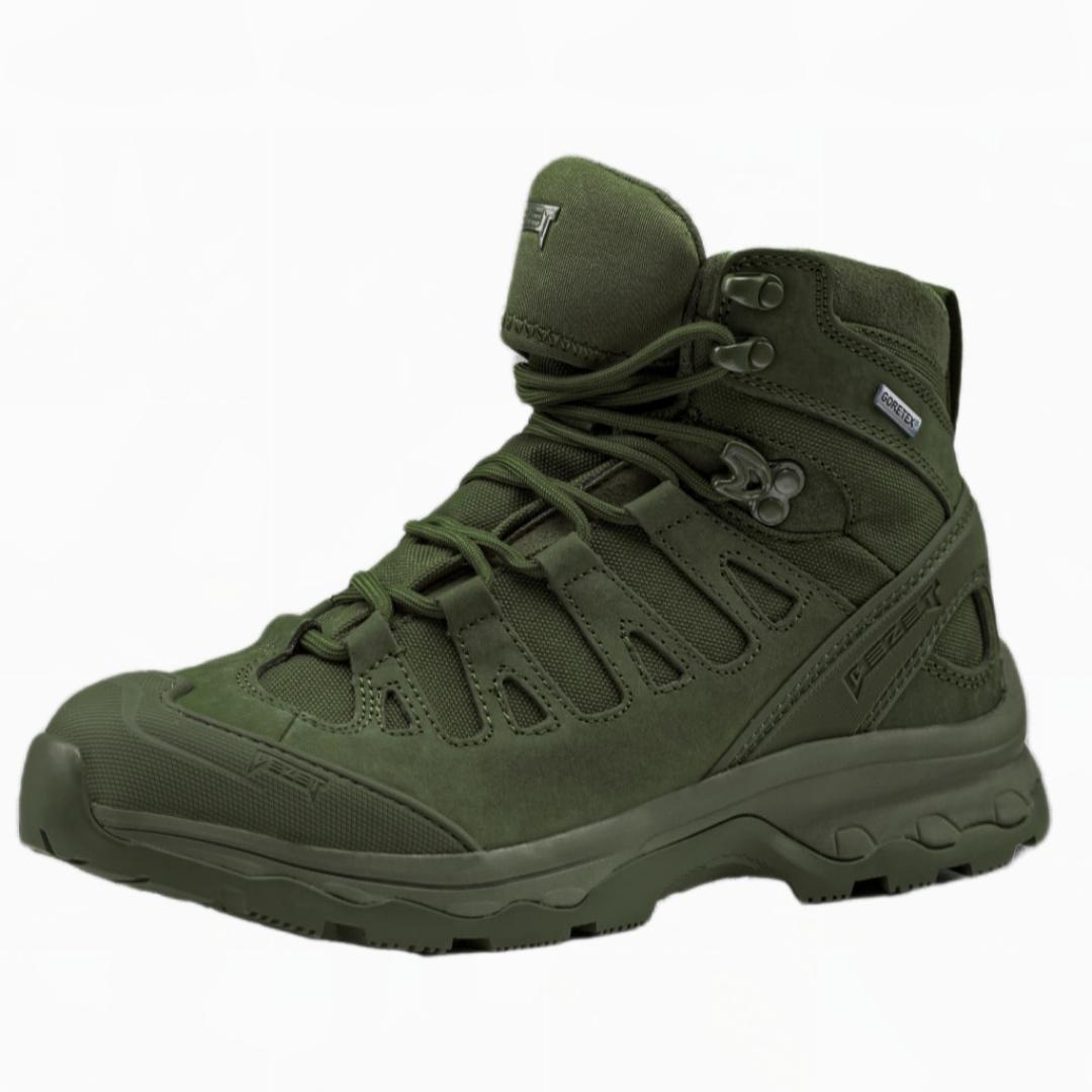 Тактичні демисезонні черевики Gore-Tex Висота 19 см Олива