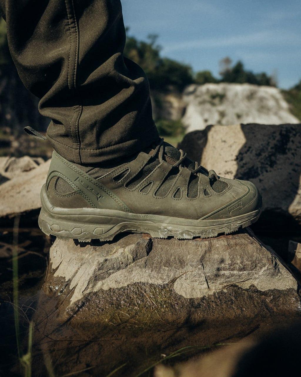 Тактичні демисезонні черевики Gore-Tex Висота 19 см Олива - Зображення 8