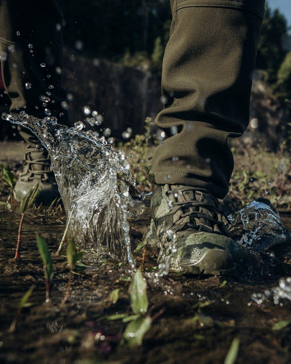 Тактичні демисезонні черевики Gore-Tex Висота 19 см Олива - Зображення 10