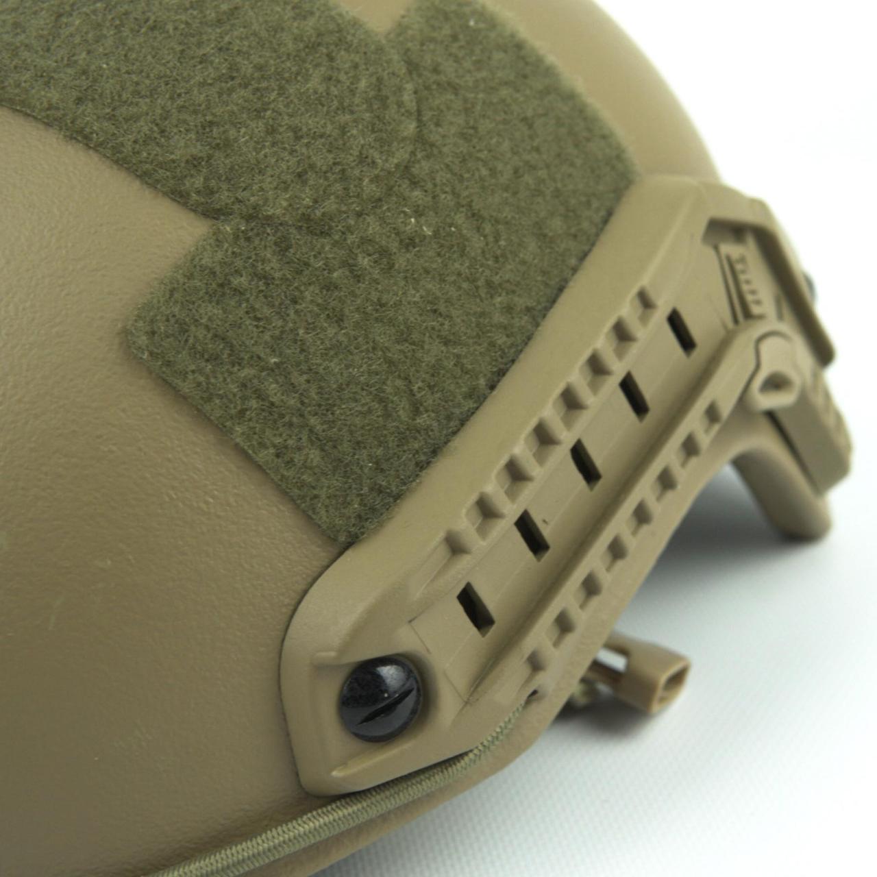 Шолом PE Fast Helmet NIJ IIIA Підвісна система WENDY system.Койот - Зображення 2