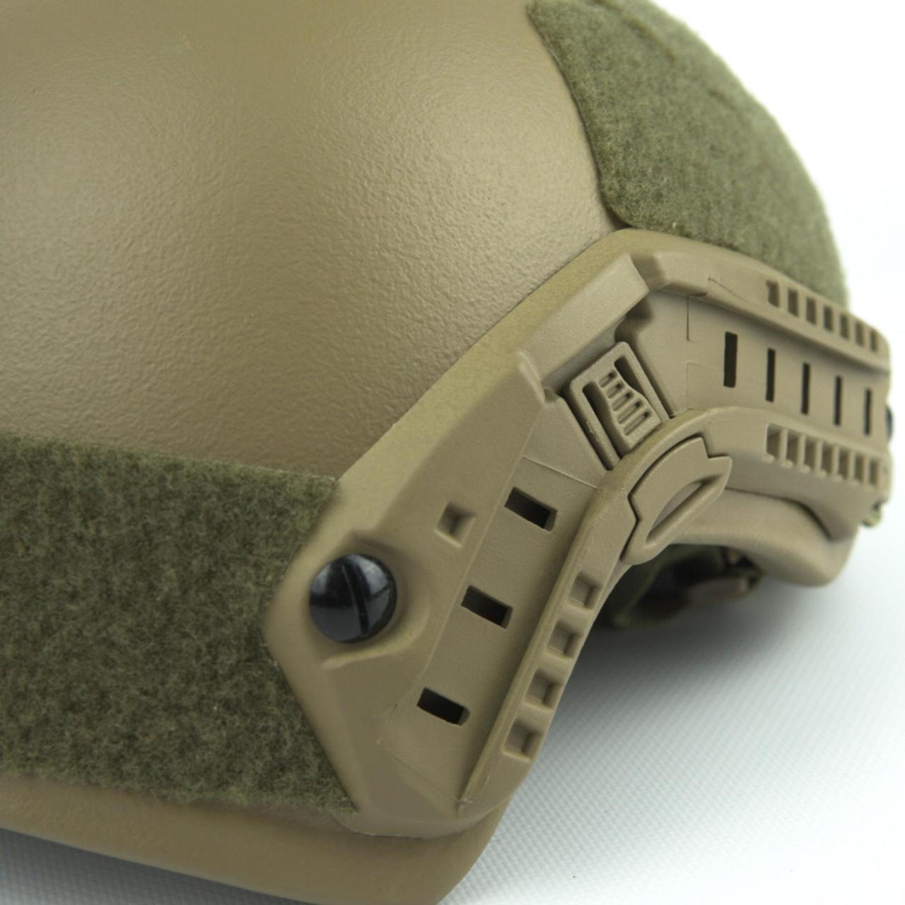 Шолом PE Fast Helmet NIJ IIIA Підвісна система WENDY system.Койот - Зображення 3