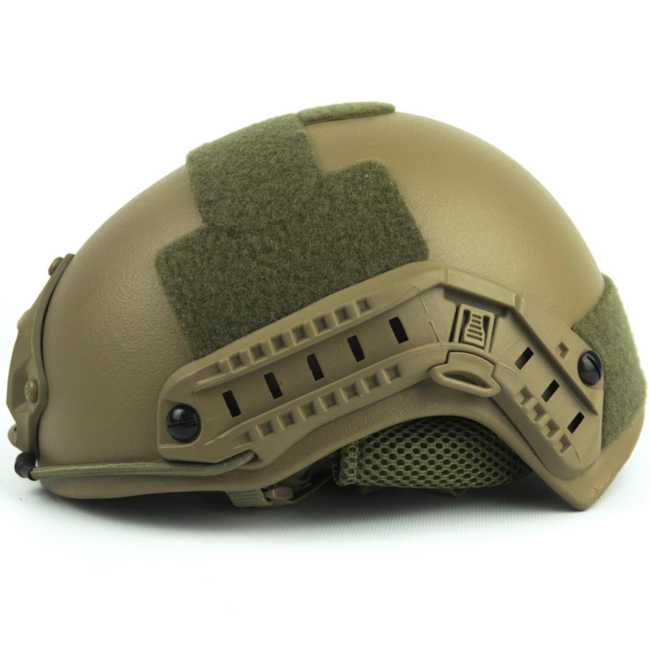 Шолом PE Fast Helmet NIJ IIIA Підвісна система WENDY system.Койот - Зображення 4