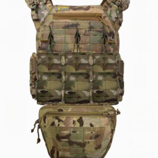 Плитоноска швидкого скидання WARMOR Gen.3 Pro Мультикам+ 4 підсумки.