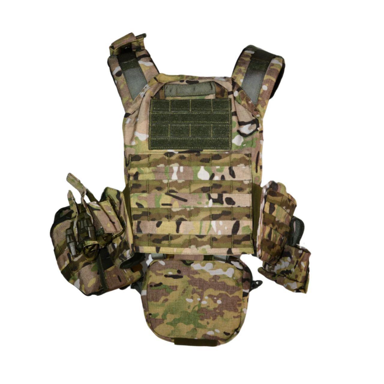 Плитоноска M-2XL обхват 95-135 см GEN.3 Cordura 1000D + 9 підсумків Мультикам - Зображення 3