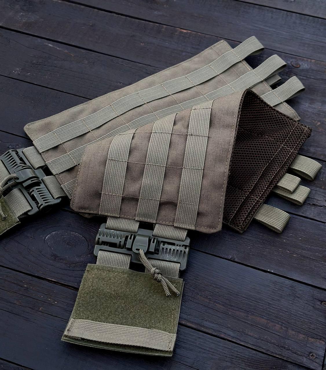 Каменбард швидкоскидний під м'які балістичні пакети 15x30 з 3D сіткою Олива - Зображення 4