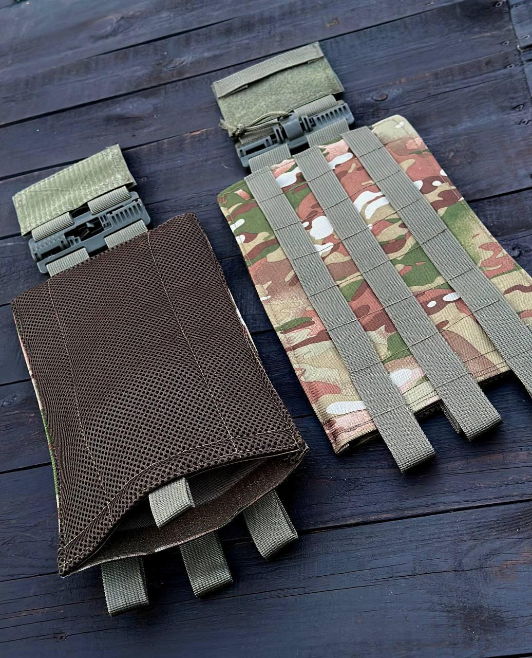 Каменбард швидкоскидний під м'які балістичні пакети 15x30 з 3D сіткою Олива - Зображення 5