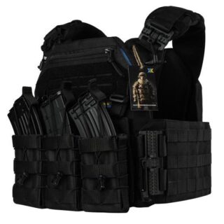 Плитоноска швидкого скидання WARMOR Gen.3 Pro мультикам+ 3 підсумки Чорний