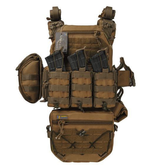 Плитоноска Warmor Gen.3 Pro Max + 9 підсумків Койот - Зображення 3