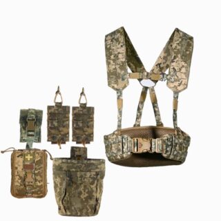 Ремінно-плечова система +5 підсумків FАM.TAC .РПС з кишенею під балістичний пакет Піксель