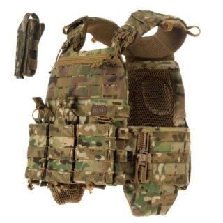 Плитоноска М7 PRO бокові кармани S/M + 4 підсумка Мультикам