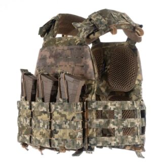 Плитоноска М7 Lite Скилетний +3 підсумка Піксель