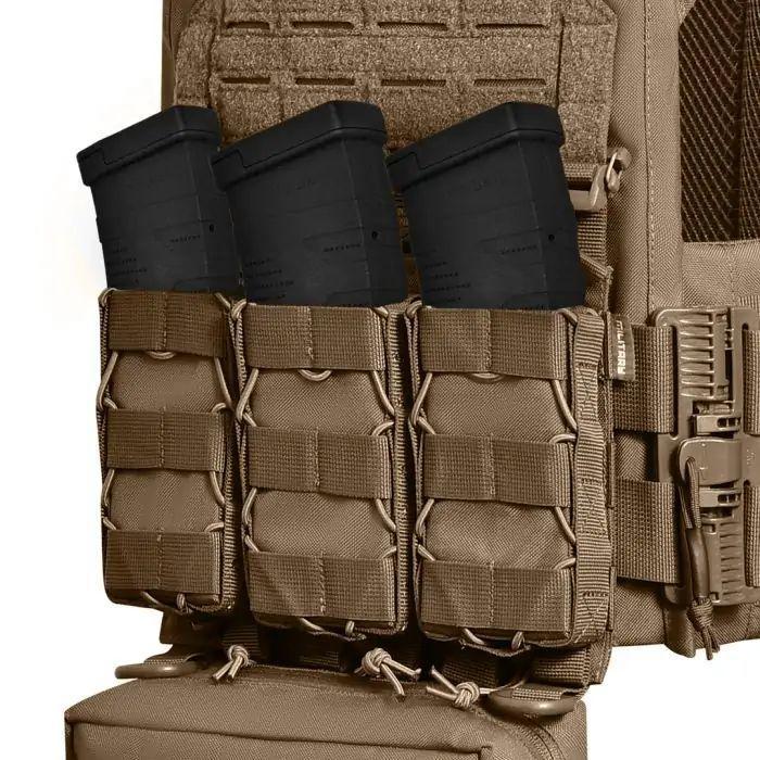 Комплект Плитоноска MPS М8 PRO 25*30 см + 9 підсумків Койот - Зображення 7