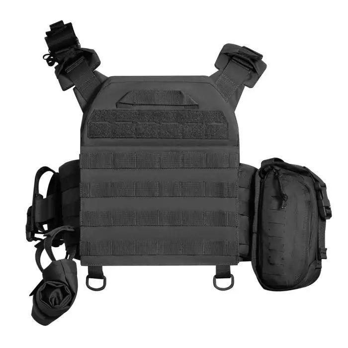 Комплект Плитоноска MPS М8 PRO 25*30 см + 9 підсумків Чорний - Зображення 3