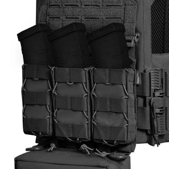 Комплект Плитоноска MPS М8 PRO 25*30 см + 9 підсумків Чорний - Зображення 8