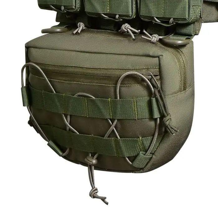 Комплект Плитоноска MPS М8 PRO 25*30 см + 9 підсумків Олива - Зображення 2