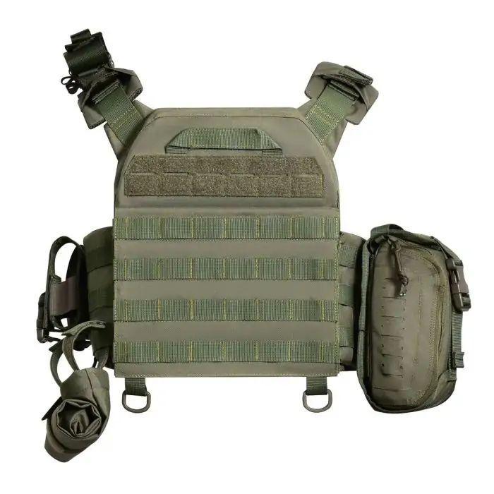 Комплект Плитоноска MPS М8 PRO 25*30 см + 9 підсумків Олива - Зображення 4
